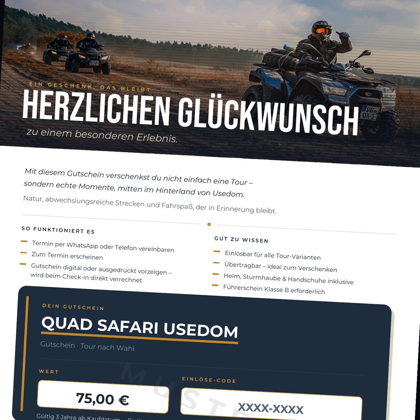 Wertgutschein 75€